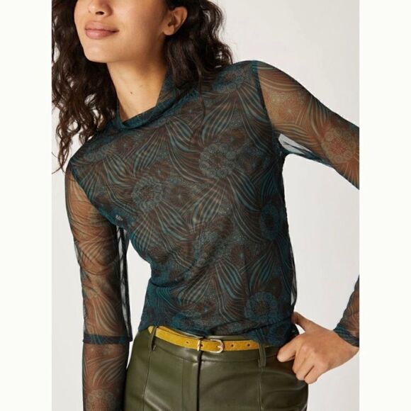 Anthropologie Tops - NWT Anthropologie Gauzy Turtleneck